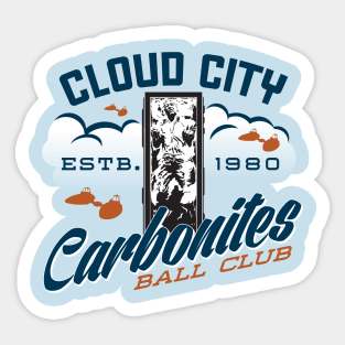 Cloud City Carbonites Sticker